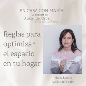 María Leániz, organizadora profesional de Atelier del Orden, nos habla de cómo optimizar el espacio en tu hogar