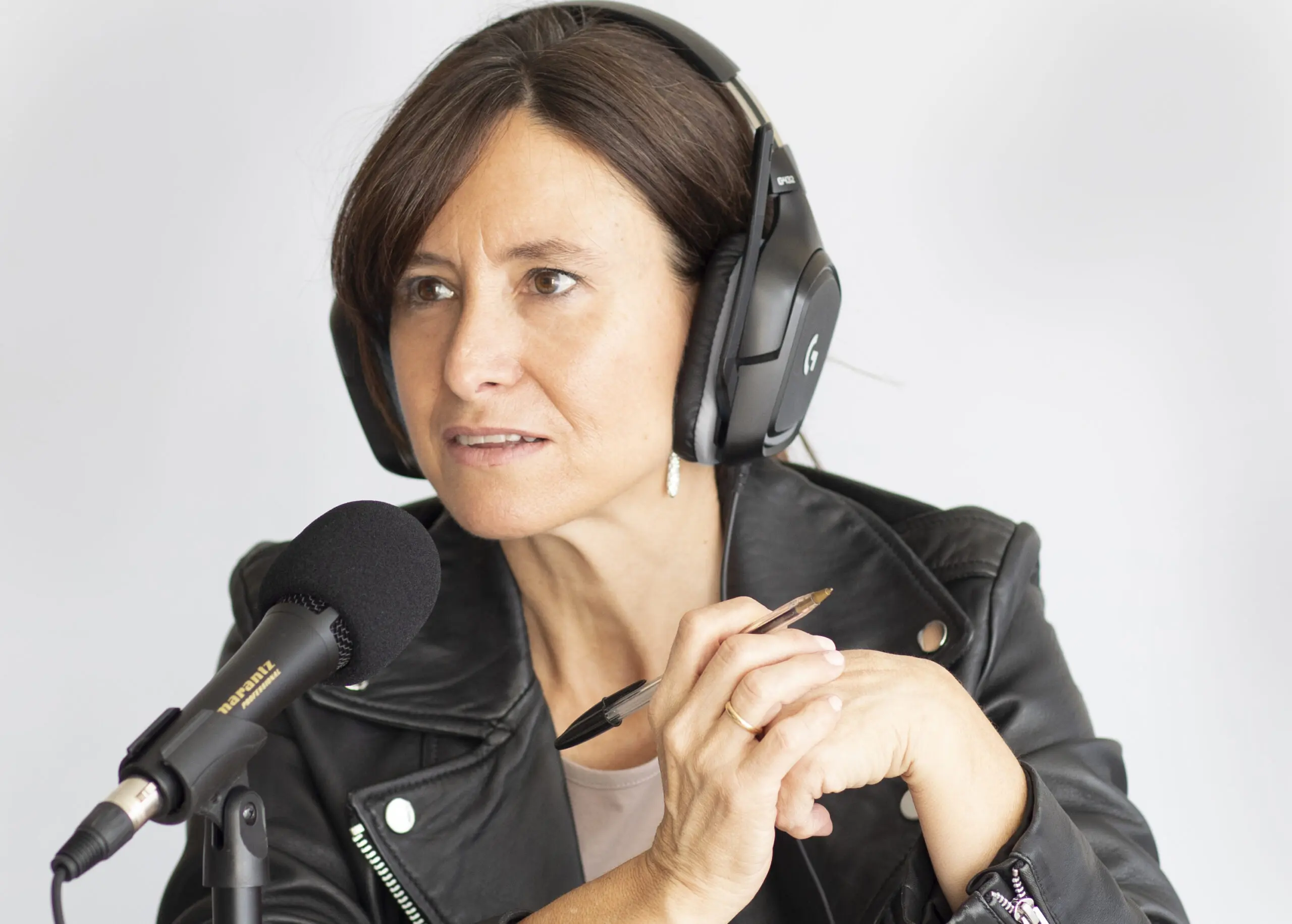 María Leániz, presentadora del podcast En casa con María, de Atelier del Orden.