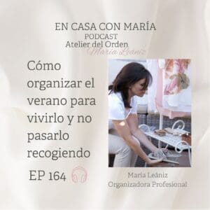 Portada episodio 164 del podcast En casa con María, de María Leániz.